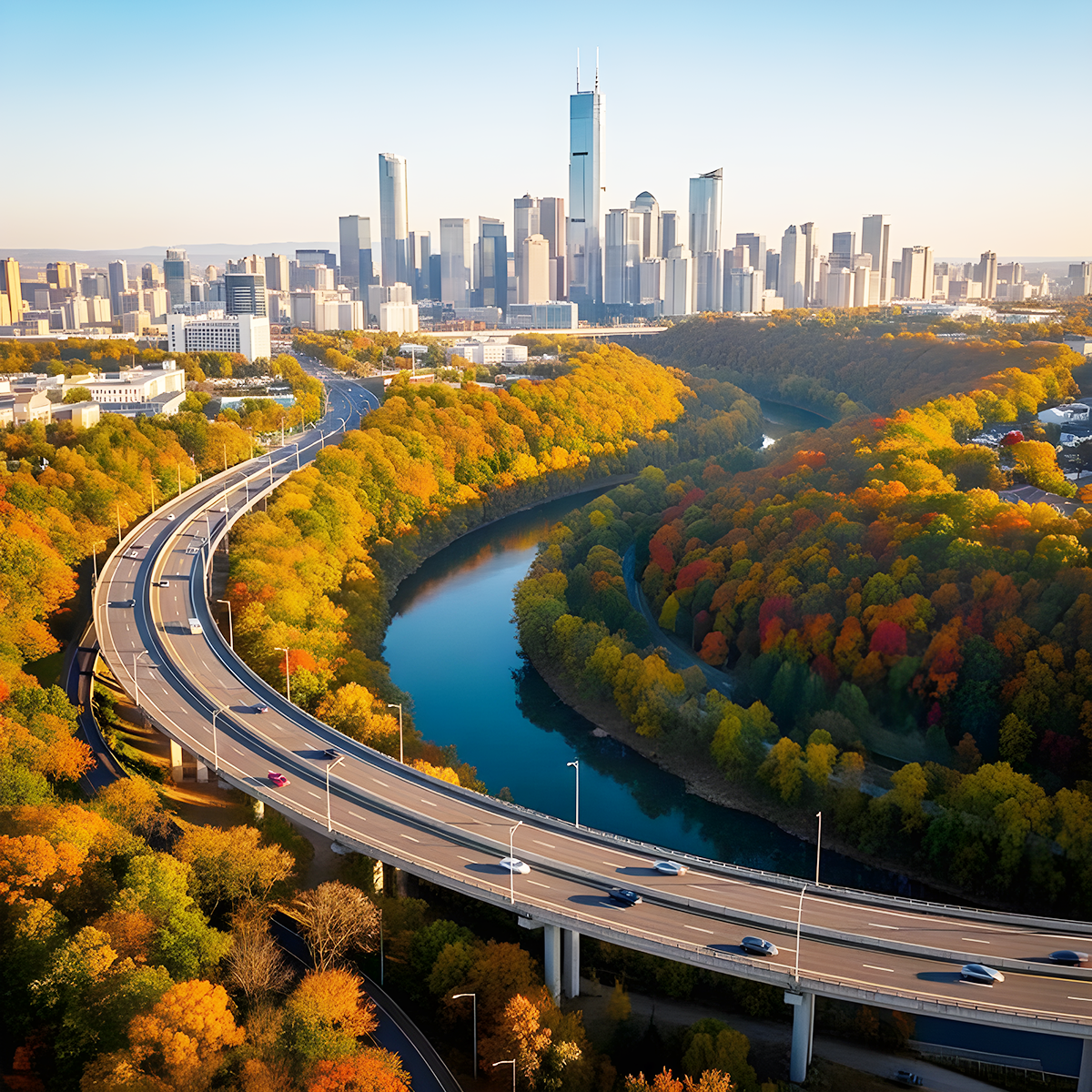 Australian city and natural landscape
